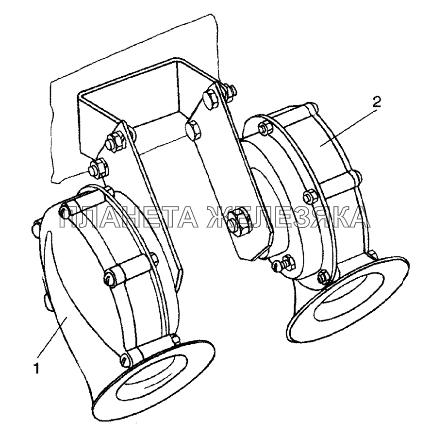 Звуковые сигналы ЛиАЗ-5256, 6212 (2006)